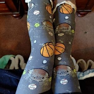 One Size Adult Sports Print Leggings
